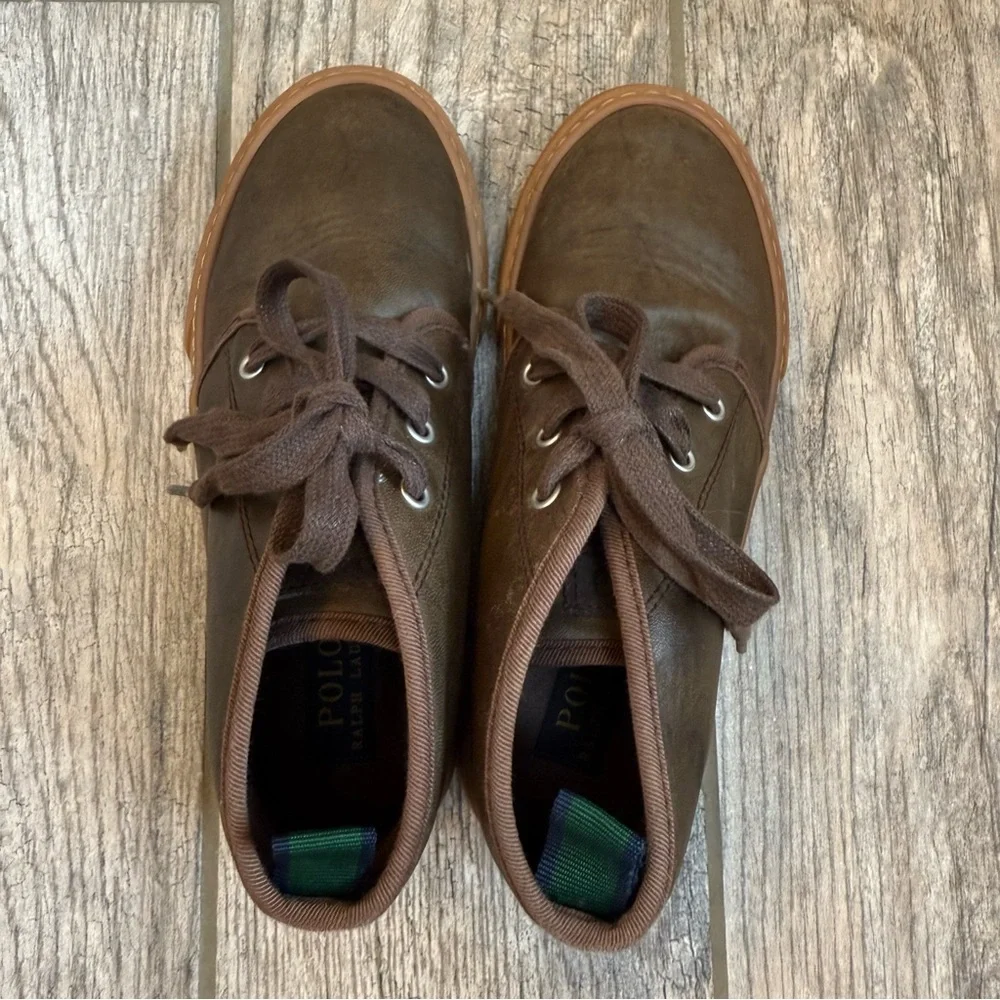 Polo by Ralph Lauren Brown Leather Chukka Boots